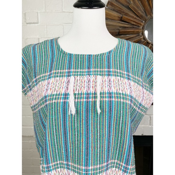 Vintage Handwoven Mexican Top - Picture 2 of 8
